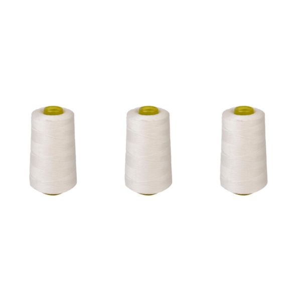 1/2/3/5 spole av polyester sytråd för symaskin 3Set