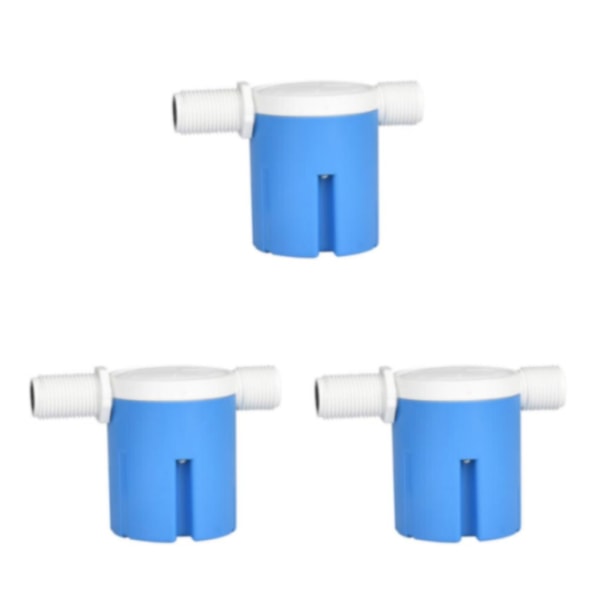 1/2/3 1/2 tum sidoinloppsvatten flytventil Automatisk vatten 3PCS