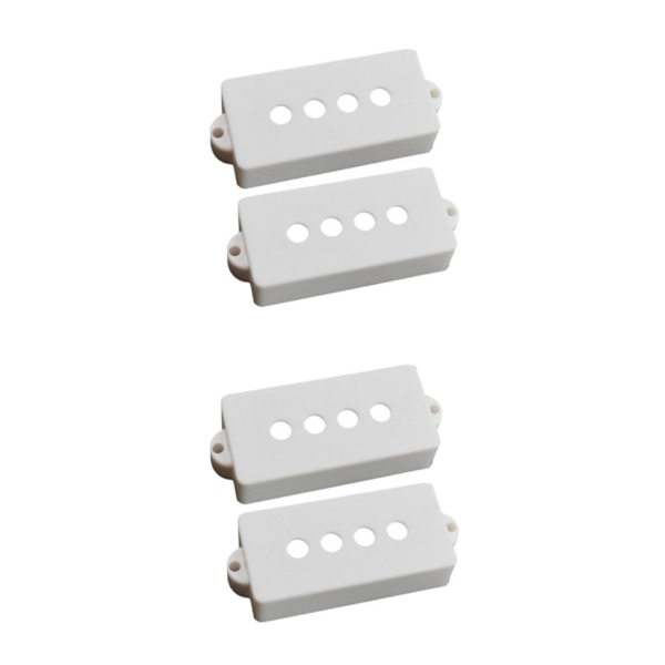 1/2/3/5 Elbas Öppet cover för 4-strängade basdelar White 67.8 x 27.5 x 15mm 2Set