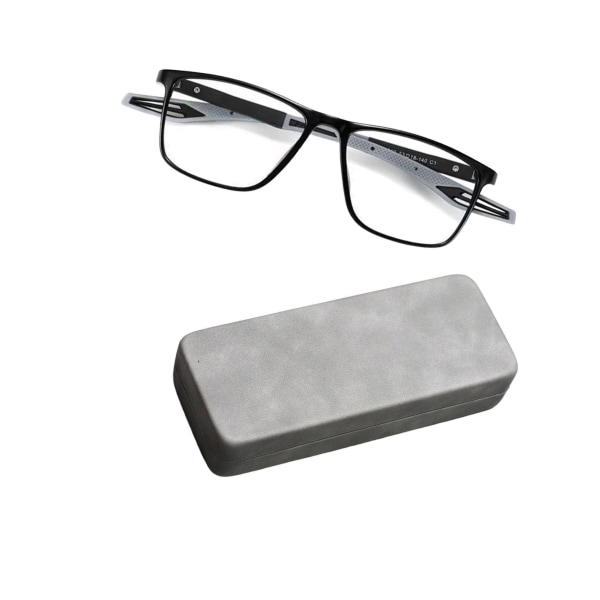 1/2/3/5 Sport Läsglasögon Blå Ljusblockerande Glasögon för Black Gray 300° 139 x 41mm 1Set