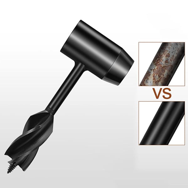 1/3 Hand Borrborr För Bushcraft Puncher Hand Screw Drill Brown Drill Leather Set 1 Pc