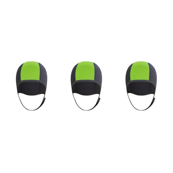 1/2/3/5 Neopren Dykhatt Skyddsöra för forsränning green 3mm 3Set