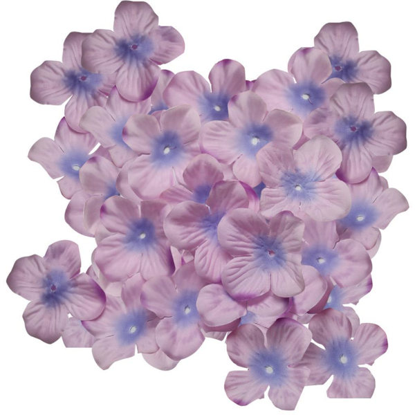 1/2/3 500 st konstgjorda rosenblad för DIY-hårbåge Lavender 2Set