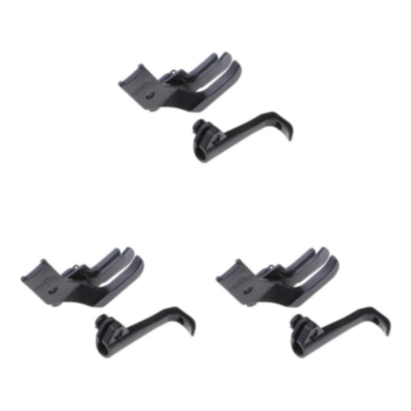 1/2/3 Industriell symaskin Walking Foot Edge Guide Foot Set 3Set