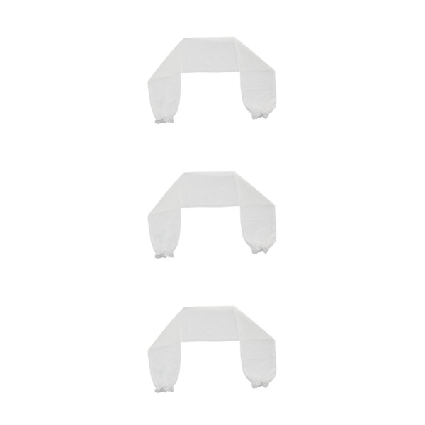 1/2/3/5 Dam Long Sleeve Chiffong För Bolero Shrug White 3Set