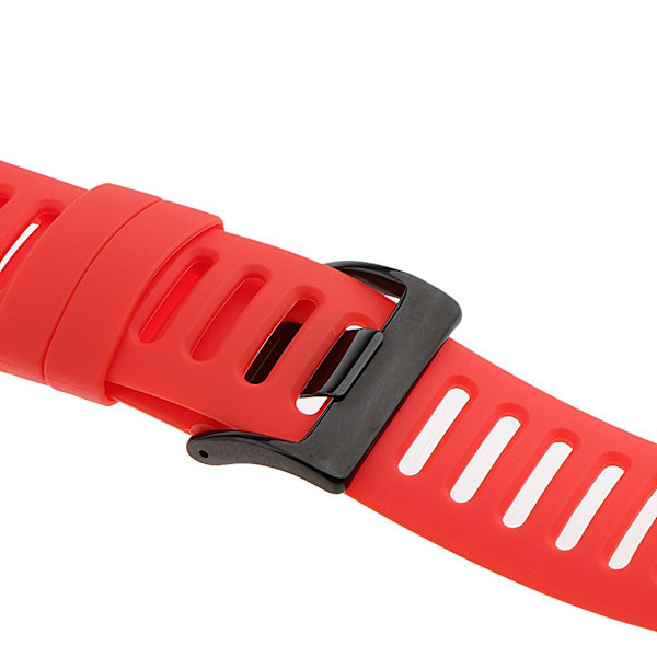 1/2/3 hållbara armbandsur i gummi för För Suunto Ambit3 Black Red 24mm 1 Pc