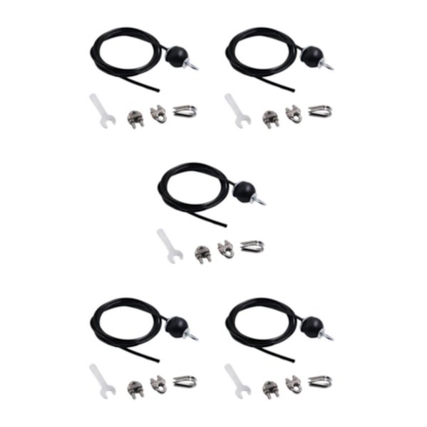 1/3/5 Fitness DIY Trissa Kabelmaskin System Biceps Styrka Adjustable 3m 5PCS