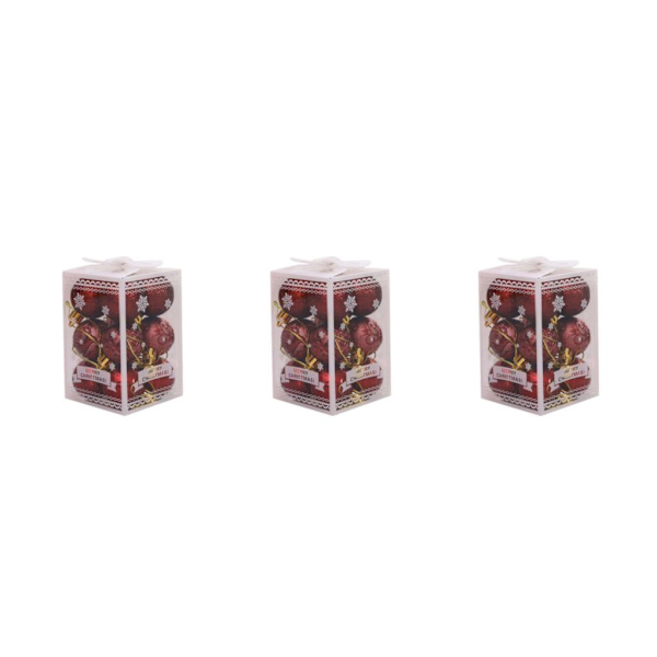1/2/3/5 12 st/ set Hållbar konstruktion Elegant och delikat wine red 3Set