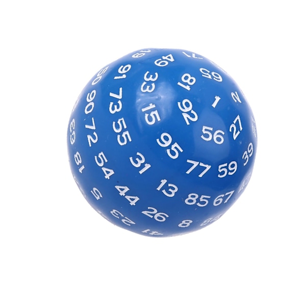 1/3/5 Akryltärningar Spelunderhållning Familjepolyedriska tärningar Blue 48mm 5Set