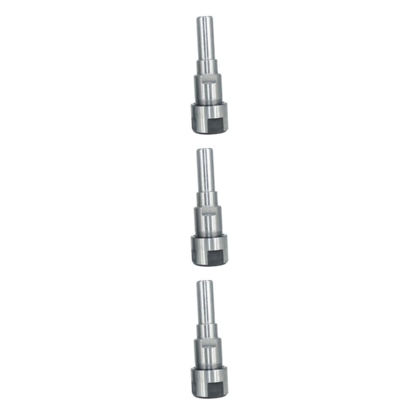 1/2/3/5 Diameter Shank Router Collet Extension För Chuck Hållare Silver 12mm 3Set