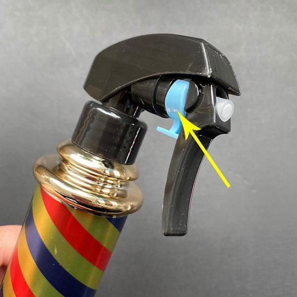 1/2 Multifunktionell Barber Spray Flaska Retro Stripes för Salong Golden 200ml 1Set