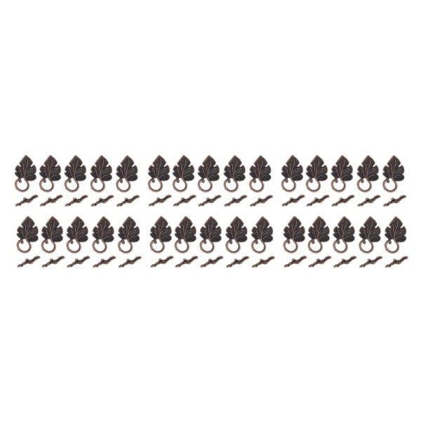 1/2/3 10 set Leaf OT Toggle Clasps Smycken Clasp Connectors Platinum 3Set