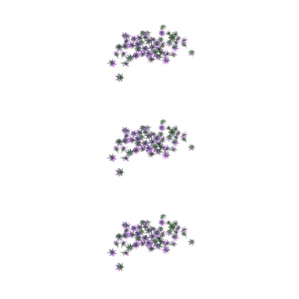 1/2/3/5 50st Model Weeds for Architecture Train Railway Wargame Purple 3Set