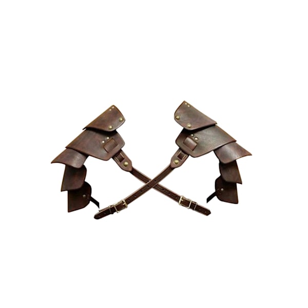 Medieval Shoulder Pauldron Unisex Gothic Steampunk Shoulder Coffee 85-135cm