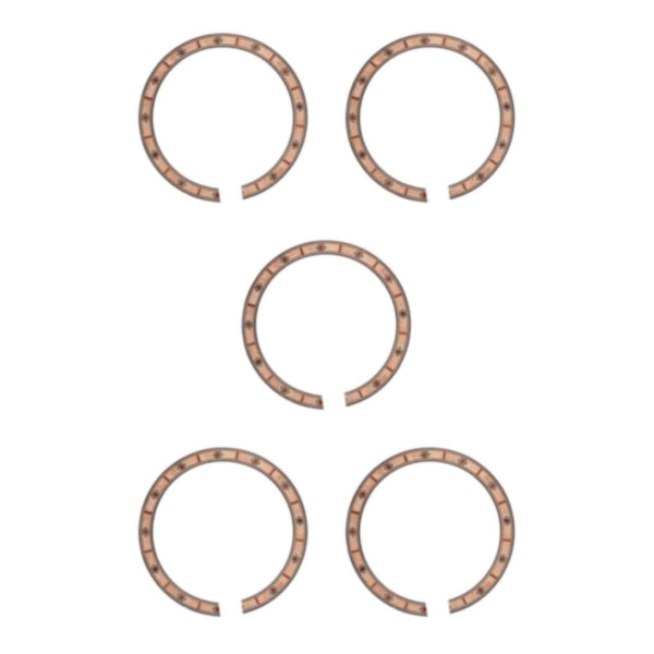 1/2/5 B-55 Akustisk gitarr Soundhole Rosette Inlay Dekoration 5Set