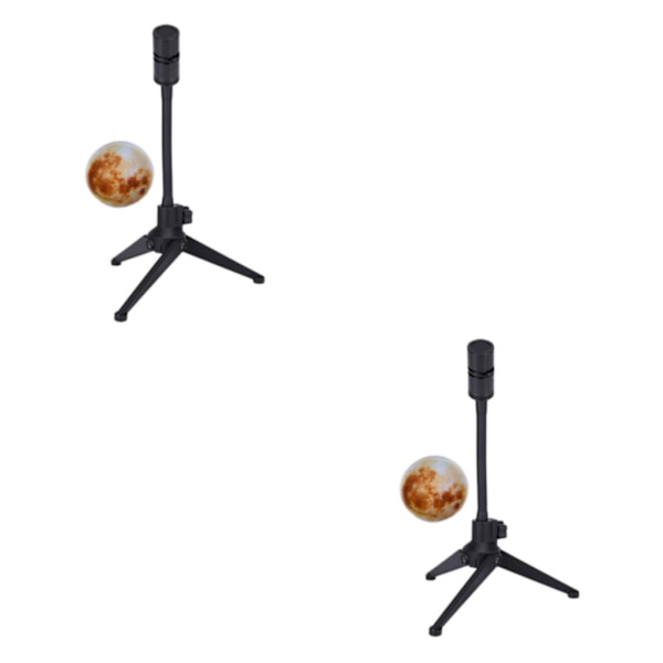 1/2/3 Earth Moon Night Lamp 360° roterbar USB för dekorälskare Moon Light 3W 2Set