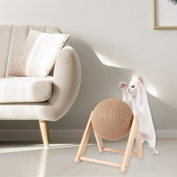 Cat Scratching Ball Slitstarka husdjurstillbehör Träning Hållbar M