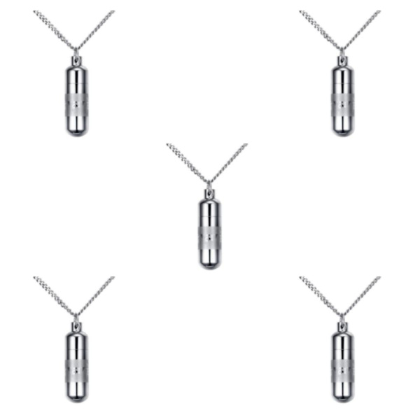 1/2/3/5 rostfritt stål buddhistiskt mantra minnessak hänge 13mm 5Set