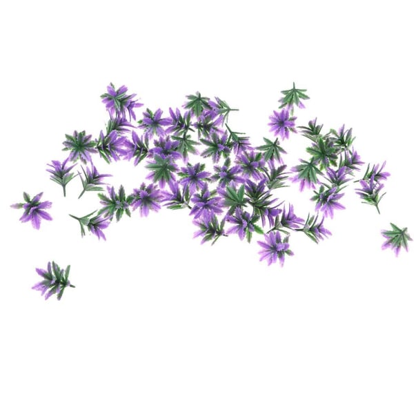 1/2/3/5 50st Model Weeds for Architecture Train Railway Wargame Purple 1Set