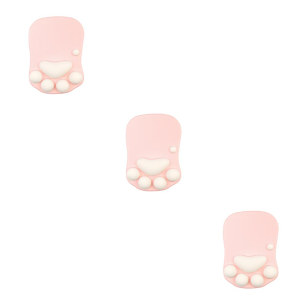 1/2/3/5 Cat Paw musmatta Unik med söt och stilig look DS-002 pink 3Set