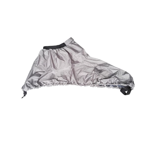 Justerbar Universal Kajak Kanot Båt Cockpit Spray Skirt Deck Grey S