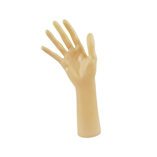 Skyltdocka Hand Smycken Display Hållare Stöd för Chain Hand Yellow Skin Color 25.5cm
