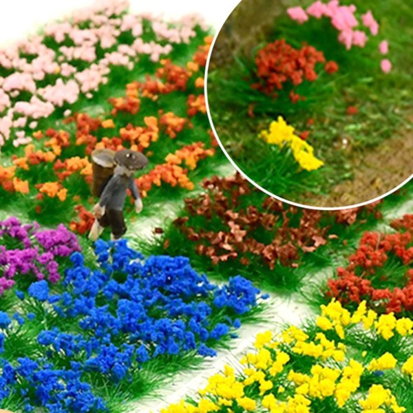 1/2/3/5 Miniature Cluster För Grass Grass Tufts Scenery Model Jungle Green 30 Pcs 5Set