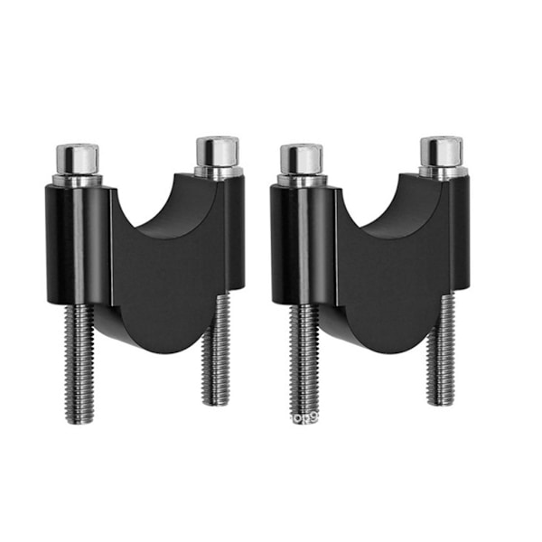 1/3 Robust och hållbar motorcykelstyreadapter för fordon black 22mm 1 Pc