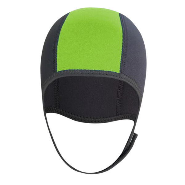 1/2/3/5 Neopren Dykhatt Skyddsöra för forsränning green 3mm 1Set