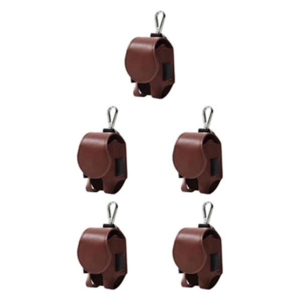 1/2/3/5 För Golfboll Bärväska Liten Bärbar Vattentät För Upgrade Brown 5Set
