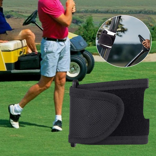 1/3/5 Golf Avståndsmätare Band Magnetic Range För Finder Device Black With Hole 31x7cm 1Set