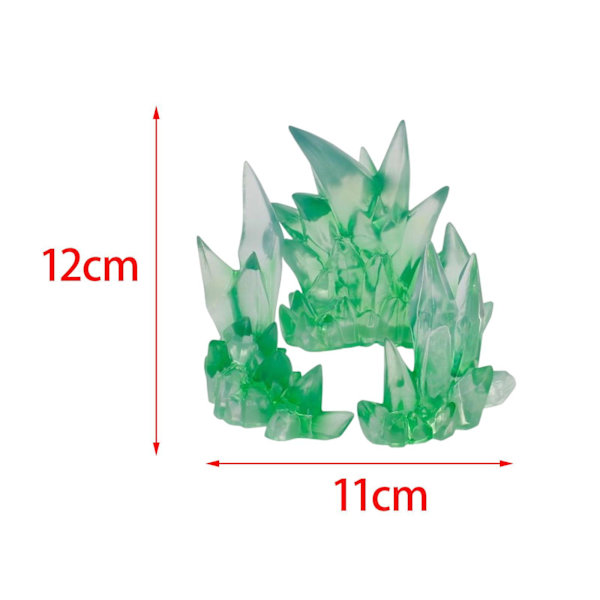 1/2/3/5 Ice Specialeffekt Action Figur Visa modelleffekt Green 11 x 12cm 1Set