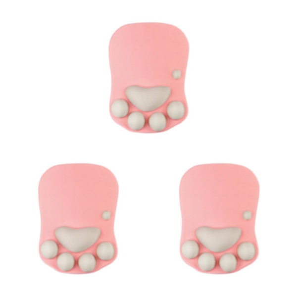 1/2/3/5 Cat Paw musmatta Unik med söt och stilig look DS-015 pink gray 3Set