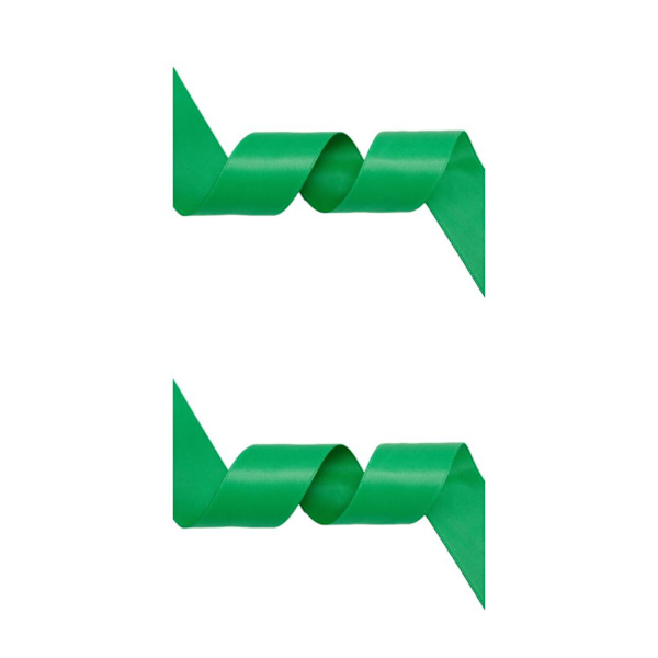 1/2/3/5 Fashionabla satinband för sömnad och hantverk - lätt att green 580 25mm 2PCS