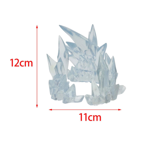 1/2/3/5 Ice Specialeffekt Action Figur Visa modelleffekt White 11 x 12cm 1Set