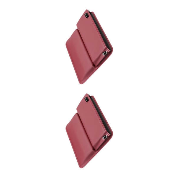 1/2/3/5 Gap Filler PU Läder Passar för nycklar Plånbok för småsaker Wine Red 2PCS