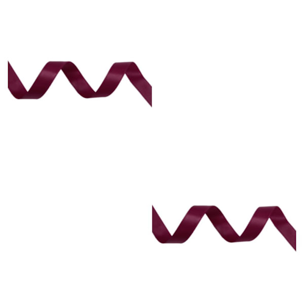 1/2/3/5 Fashionabla satinband för sömnad och hantverk - lätt att wine red 275 6mm 2PCS