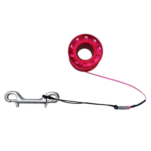 1/2/3/5 Diving Finger Reel Guide Spool 15m Line Dual Ended För Red 15M Wire 2PCS