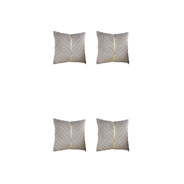 1/2/3 2st Polyester Soffa Heminredning Sammet Cover Med grey 2PCS