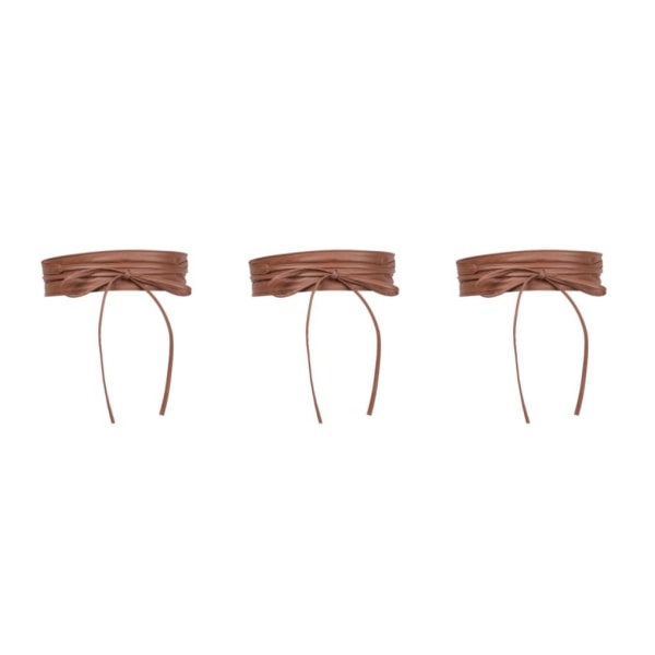 1/2/3/5 Dam Charm Midjeband Bred underbyst Cosplay Strechy rosett Khaki Type C 3Set