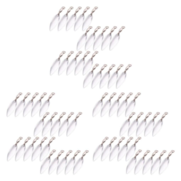 1/2/3/5 20 stycken Fiskedrag Verklighetstrogna fiskedrag Reflekterande Silver M 3Set