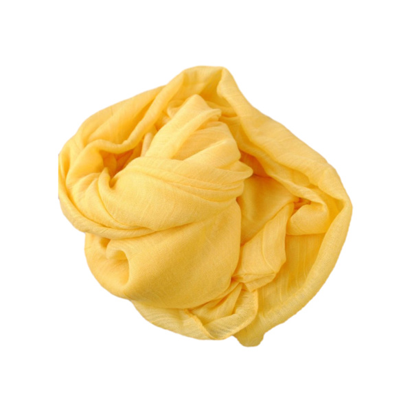 1/2/3/5 Mjuka andningsbara halsdukar för kvinnor Lyxiga och yellow 1Set