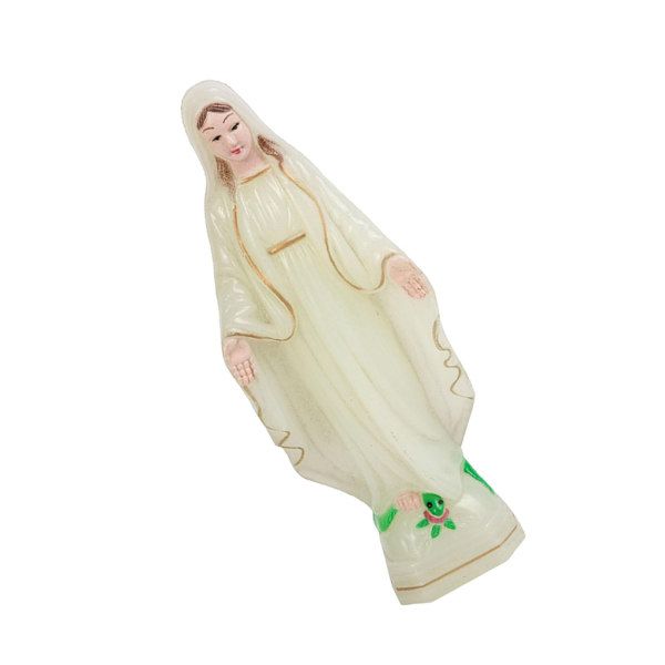 1/2/3 Välsignade Jungfru Maria statyett karaktär Skulptur Staty Luminous 10cm 1Set