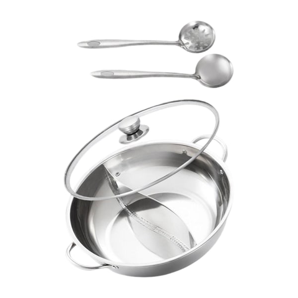 Gryta med avdelare Köksredskap Köksredskap Köksgryta för With spoon and lid