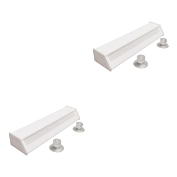1/2/3/5 Multi hårförlängningshållare Wigsrack vägg White 30.5 x 7.6 x 4.6cm 2Set