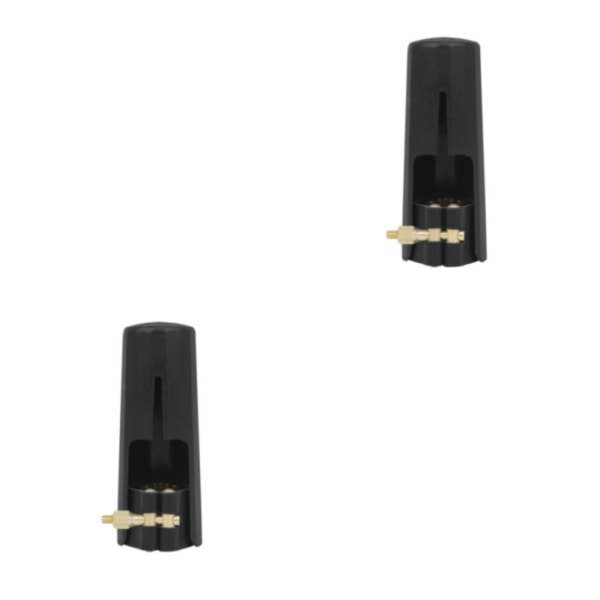 1/2/3/5 Läderligatur Sax Munstycke Cap Metall Alt 2PCS