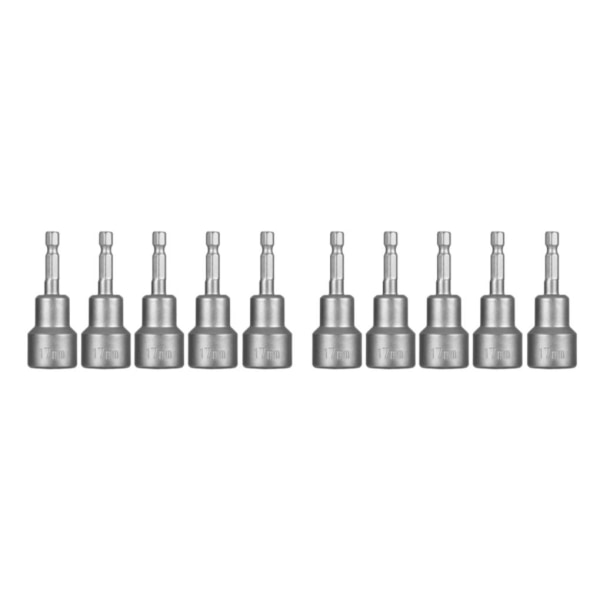 1/2/3/5 5 delar mutterdragare skaft pneumatisk skruvmejsel 17x65mm 2PCS