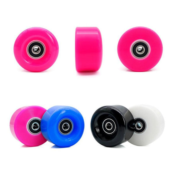 1/2/3 Inline Skate Wheel PU Slitstarka 58 mm 82A hjul Black 58x58x32mm 1Set