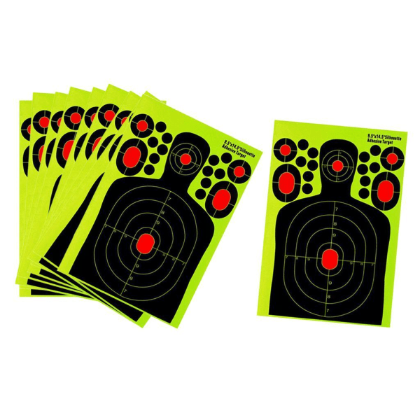 10 Splatter Reactive Self Adhesive Targets För