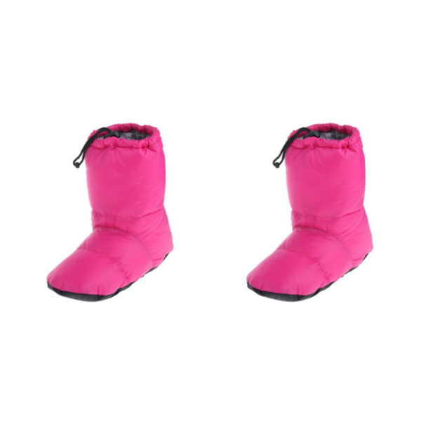 1/2/3 Vita duntofflor Vintervarma campingtältfotskor Rose Red L 2PCS